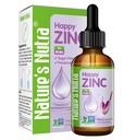 Nature's Nutra Happy Zinc, Premium Liquid Zink für Baby, Kind, Kinder und Kinder, TRAACS Chelate Zink, hohe Bioverfügbarkeit, Non-GMO, Kosher, 2 Fl. Oz (60ml)