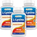 Best Naturals L-Lysine 500 mg 250 Tabletten (250 Zähler (Pack von 3))