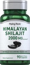 Piping Rock Shilajit Kapseln | 2000mg | 90 Count | Himalayan Fulvic Acid | Non-GMO, Gluten kostenlose Ergänzung