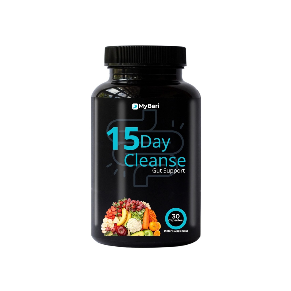 15 Day Cleanse - Gut und Colon Support - Advanced Gut Cleanse Detox für Damen & Herren mit Senna, Cascara Sagrada & Psyllium Husk - Non-GMO - Made in USA - 30 Kapseln