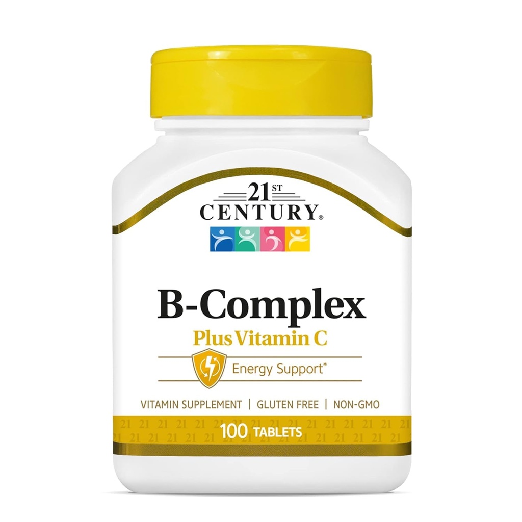 21st Century Healthcare, B Complex Plus Vitamin C, Tabletten 100 Count (Pack von 1)