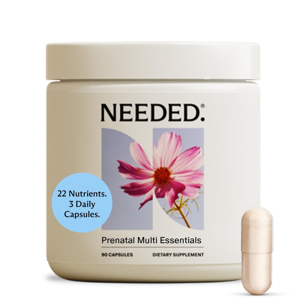 Braucht. Multivitamin für Prenatal | Prenatal Multi Essentials Capsule - Schwangerschaft, Stillen, Postpartum | Geprüft & Third-Party, | 30-Day Supply