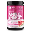 Optimum Nutrition Amino Energy - Pré-entraînement avec du thé vert, BCAA, acides aminés, Keto Friendly, extrait de café vert, poudre d'énergie - pastèque, 30 portions (paquetage mai Vary)