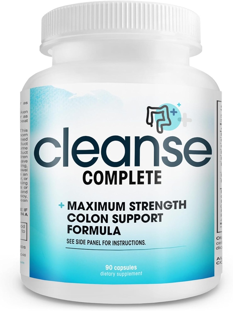 Cleanse Complete - Triple Strength Activated Colon Cleanse for Optimal Colon Health und Colon Care.
