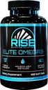 Elite Omega 3 Nahrungsergänzung – Omega-3 Fettsäuren inklusive EPA und DHA – Herz- und Immununterstützung – Kein Fisch-Nachgeschmack, 120 Softgels