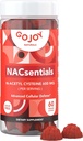 GOJOY NACsentielles 7-en-1 NAC Gummies 600mg – soutient le bien-être glutathion, foie et antioxydant – N-acétyl Cystéine avec vitamine C, ALA, Quercetine et Astaxanthine – végétalien, sans sucre