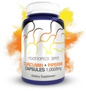 Nootropics Depot Curcumin + Piperin Kapseln | 1000mg Curcumin + 6mg Piperin | 180 Count