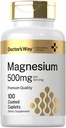 Doctor's Way Magnésium Supplément 500mg.100 Caplets enduits.