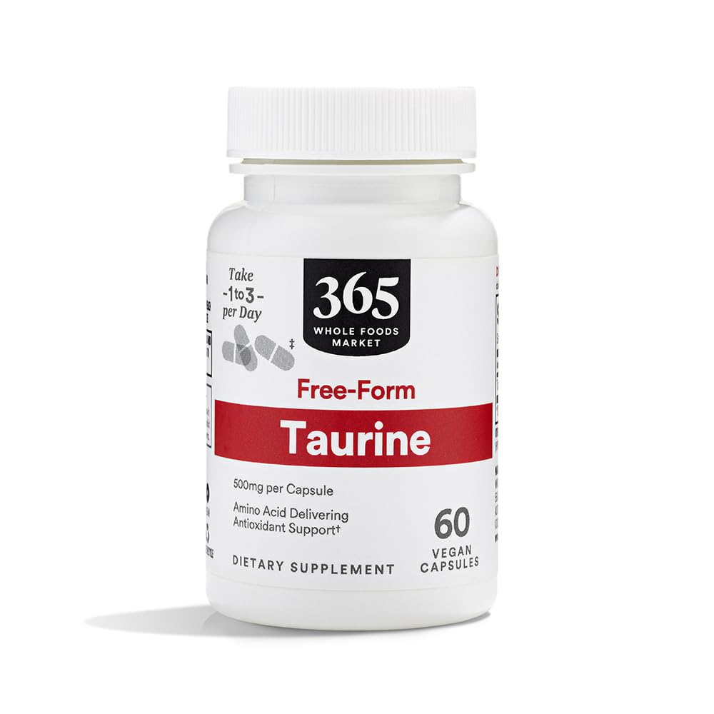 365 by Whole Foods Market, Taurine 500mg, 60 Count