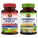 Vitalitown Magnésium + Bundle de Moringa (paquet de 2)