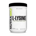 NutraBio L-Lysine Powder 500g – Essential Amino Acid for Protein Metabolism, Collagen Support, & Immune Health – Pure, Unflavored, Non-GMO, Vegan- 500 Servietten