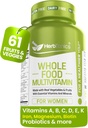 Herbtonics Whole Food Multivitamin für Frauen | Hergestellt mit Superfoods, Real Raw Veggies, Früchte, Vitamin E, A, B Complex | Womens Multivitamin | Non-GMO 120 Vegan Kapseln