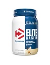 Dymatize Elite Casein Protein Powder, Slow Absorbing mit Muskelaufbau Aminosäuren, 100% Micellar Casein, 25g Protein, 5.4g BCAAs & 2.3g Leucine, Hilft Overnight Recovery, Glatte Vanille, 2 Pfund