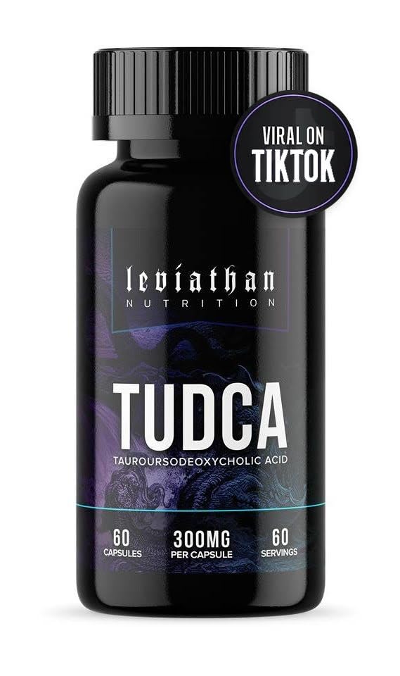Leviathan Nutrition TUDCA Gallensalze 300mg - Tudca (Tauroursodeoxycholsäure) Supplement 60 Kapseln