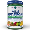 Vital Planet - Vital Gut Boost Powder by Brenda Watson, PBS Gut Check Hope Supplément avec fibre 35, huile Oméga 3, probiotiques et enzymes digestives, 8,1oz, 230 grammes, 30 portions