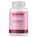 BESTVITE Vitamin C 1000mg (120 vegetarische Kapseln) mit Citrus Bioflavinoiden - No Stearates - Vegan - Non GMO - Glutenfrei