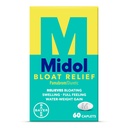 Midol Bloat Relief Caplets avec Pamabrom, soulager les symptômes de gonflement avant et pendant votre période, fournit jusqu'à 6 heures de soulagement pour les femmes, 60 comtes
