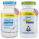 HEAL-N-SOOTHE Natural Cleanse Supplement Proteolytic Enzyme und natürliche Verdauungsergänzungsmittel