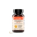 NatureWise Vitamine E 400 UI Softgels (180mg DL-Alpha) - Laiterie, sans gluten et sans soya, supplément alimentaire anti-OGM pour la peau, le coeur, les yeux et l'immune soutien de la santé - 2-Mois, 60 Compte