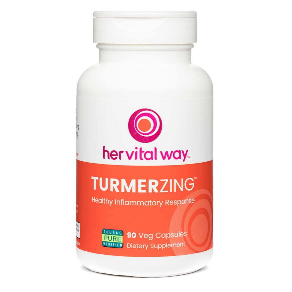 TurmerZing C-14 Turmère et gingembre testés pour une réponse inflammatoire saine, 95% Curcumines 5% Gingerols