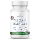 TAHIRO Vegan Omega-3 Softgels - Supplément à base de plantes avec DPA, DHA et EPA - Nutriments pour les hommes, les femmes et les femmes enceintes - Soutienne la santé cérébrale - Suppléments prénatals et articulaires, 1000mg