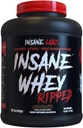Insane Labz Insane Whey Ripped, Lean Muscle Building Protein mit L-Carnitin und CLA Ölpulver, 5lbs 60 Servierungen, Schokolade