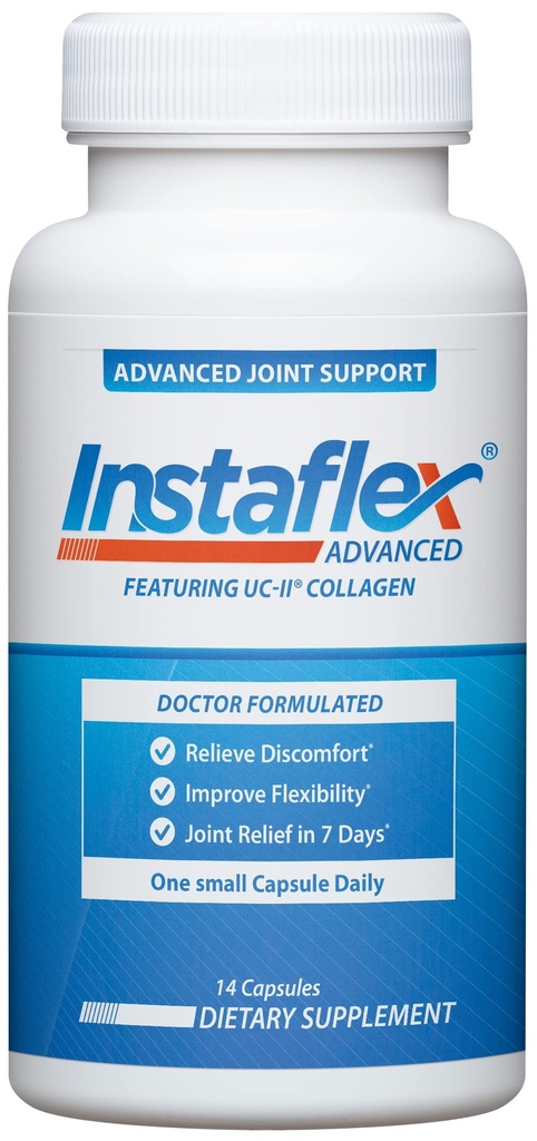 Instaflex Advanced Joint Support - Doctor Formulated Joint Relief Supplement, mit Collagen & 5 weitere Joint Discomfort Fighting Ingredients - 14 Count