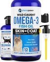 Omega 3 Fischöl für Katzen - besser als Lachsöl - Kätzchen & Cat Vitamine und Nahrungsergänzungsmittel - Cat Dandruff Behandlung - Flüssiges Fischöl für Haustiere - Shedding Support - Cat Health Supplies für alle Altersgruppen