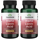 Swanson Alpha acide lipoïque - supplément naturel soutenant des niveaux de pression artérielle sains déjà dans une gamme normale - favorise le métabolisme des glucides - (60 capsules, 600 mg chacune) (2 boîtes)