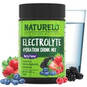 NATURELO Mélange de poudre d'électrolyte, d'hydratation et de boisson minérale, sans sucre et sans saveur de fruits 50
