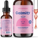 JoySpring beruhigen Magnesium Citrat Flüssigkeit für Kinder - Zuckerfrei, Glutenfreie Beruhigungsergänzung mit Kamille - Natürliche Unterstützung für Kinder & Jugendliche (1 fl oz) 30 Servietten