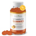 Zuckerfreies Vitamin D3 K2 Gummi - Vitamin D3 Gummie 5000 IU+K2 MK7 80 mcg, K2 D3 Vitamin Supplement Erwachsene, Vitamin D K2 für Knochen, Immune, Herz, Stimmung, Glutenfrei, Non-GMO, natürliche Peach Flavor