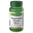 Citrate de magnésium de la nature 200 mg, 75 comprimés