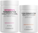 Codeage Immune Support Bundle Multivitamin pour les femmes + Multivitamin pour les adolescents