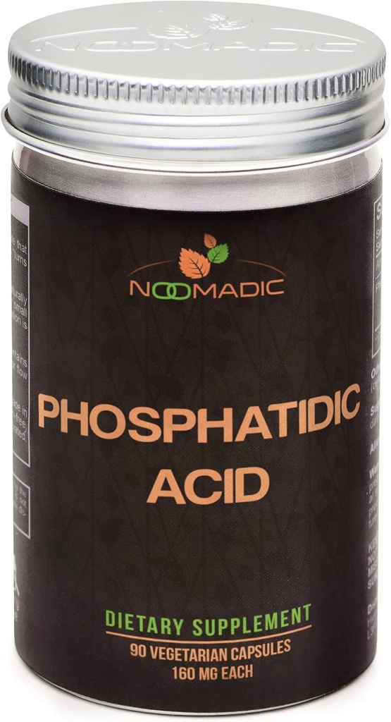 Phosphatidsäure (PA), 90 Kapseln | 160mg Jede, Standardisiert auf 50% Phosphatidsäure