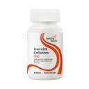 Recherche de fer santé avec cofacteurs, comme Ferrochel Bisglycinate ferreux, Cofacteurs vitamine A et C, Enzymes digestifs pour l'absorption optimale du fer, végétalien et végétarien (90 capsules)*