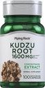 Piping Rock Kudzu Root Capsules | 100 Count | Extract Pills | Non-GMO, Gluten Free Supplement