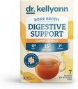 Dr. Kellyann Bone Broth + Verdauungshilfe Collagen Powder Packets (7 Servierungen, 1 Box), 16g Protein/Serving, 100% Grass-Fed hydrolysiertes Kollagenpulver, Keto & Paleo Friendly - Cumin Karotte