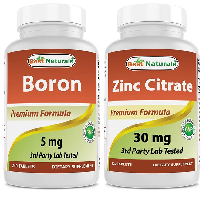 Bor 5 mg & Zink Citrat 30 mg