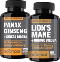 Nomost Korean Red Panax mit Lions Mane Supplements mit Ginkgo biloba für gesundes Welbeing und Lifestyle.