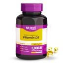 Vitamin D3 5.000 IU – 500 Softgels – unterstützt Verteidigungssystem, Knochen & Muskelgesundheit – Familiengröße