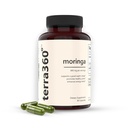 Moringa Kapseln 800 mg - 60 Kapseln, Moringa Pure Kapseln, Leistungsstarke grüne Superfood, Glutenfrei, Non-GMO, Energie, Haut, Immun- & Gut Gesundheit, Made in USA