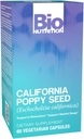 Bio Nutrition California Poppy Kräuter-Ergänzung 60 Vegetarische Kapseln | Natürliche Entspannung & Stress Relief | Unterstützt Ruhe Schlaf & Stimmung