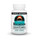 Source Naturals Complexe de chélate de magnésium, soutient la fonction nerveuse et musculaire*, 100 mg -100 comprimés