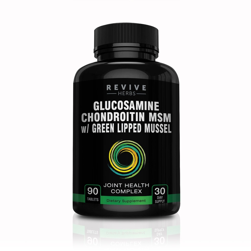 Glucosamin Chondroitin MSM mit Neuseeland Green-Lipped Mussel | Unterstützung Gemeinsame Flexibilität, Connective Tissue, Cartilage Gesundheit