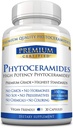 Phytocéramides 350mg de 100% Blé -Vitamine A, C, E et D3 - Vieillissement inversé Peau, réhydratation et réparation Peau - 100% Pure Naturel - 30 Capsules - Vegan Friendly