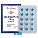 Dr Brian Policosanol 20 mg 90 comprimés de policosanol pour le soutien de la santé cardiovasculaire.