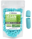 XPRS Nutra Size 1 Empty Capsules - 100 Count Empty Vegan Capsules - Vegetarian Pills - DIY Vegetable Capsule Filling- Veggie Pill Caps for Do-It-Yourself Supplements (Aqua)
