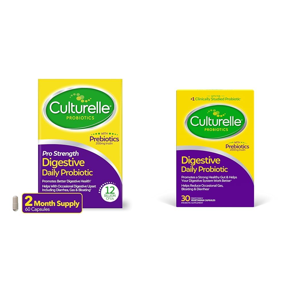 Culturelle Pro Strength Daily Probiotique Digestive Health Capsules 60 Compte Daily Probiotique Capsules Digestive Health 30 Compte