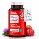 Eine Dosis von Recovery|Liver Detox | Made in USA | USDA | Hydration Support for Better Morning Recovery Asian Flush | Dihydromyricetin DHM, Quercetin, Vitamin B, Milk Thistle, Prickly Pear, | (45 Pillen)